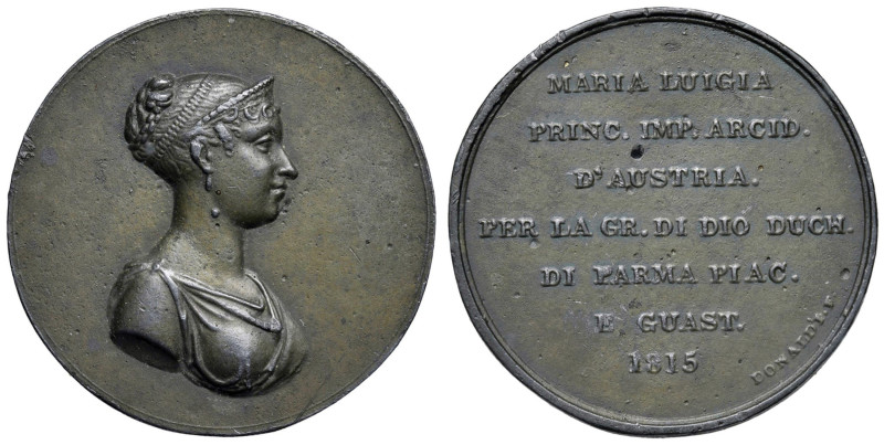 Parma, Maria Luigia D'Austria (1814-1847) Medaglia 1815 Parma, Piacenza e Guasta...