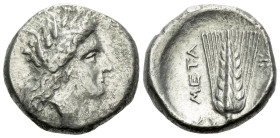 Lucania, Metapontum Nomos, Ly-, magistrate circa 300-290