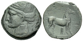 The Carthaginians in Sicily and North Africa, Sardinia Bronze circa 264-241