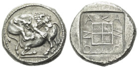 Macedonia, Acanthus Tetradrachm circa 430-390 - Ex Naville Numismatics sale 62, 47.