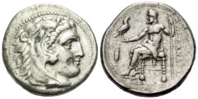Kingdom of Macedon, Alexander III, 336-323 and posthumous issues Miletos (?) Plated tetradrachm circa 323-319 - From the collection of a Mentor.