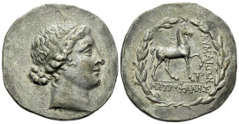 Aeolis, Cume Tetradrachm, magistrate Metrophanes circa 155-143 - Ex Hess 207, 1931, 530; Münzhandlung Basel 10, 1938, 310 and Glendining 18-20 April 1...
