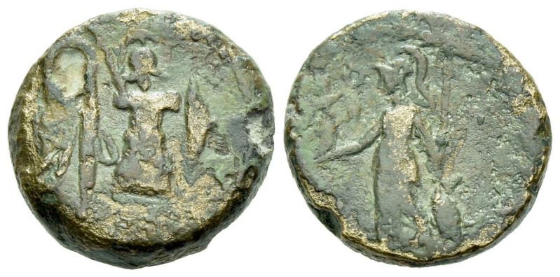 Asia Minor, Uncertain mint Bronze circa II-I century BC, Æ 16.00 mm., 5.53 g.
T...