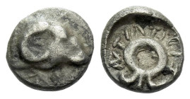 Asia Minor, Uncertain mint Hemiobol circa 500-480