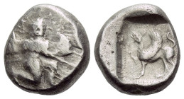 Caria, Kaunos Hemidrachm circa 490-470