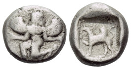 Caria, Kaunos Hemidrachm circa 490-470