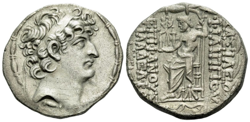 The Seleucid Kings, Philip I Philadelphus, 95-75 Antiochia (?) Tetradrachm circa...