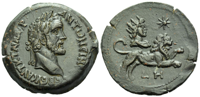 Egypt, Alexandria Antoninus Pius, 138-161 Drachm circa 144-145 (year 8), Æ 34.50...