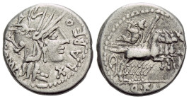 Q. Fabius Labeo. Denarius circa 124