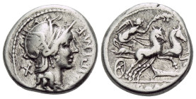 M. Cipius M. f. Denarius 115 or 114