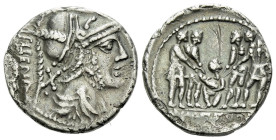 The Social War. Coinage of the Marsic Confederation, 90-88 Denarius circa 90-88