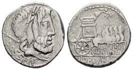 L. Rubrius Dossenus Denarius circa 87