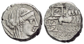 L. Rubrius Dossenus. Denarius circa 87