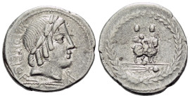 Mn. Fonteius C.f. Denarius circa 85