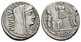 L. Furius Cn. f. Brocchus. Denarius circa 62