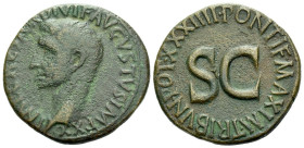 Octavian as Augustus, 27 BC – 14 AD As Rome 10-12 AD - Ex Naville Numismatics sale 72, 472.