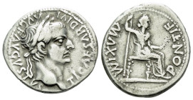 Tiberius, 14-37 Denarius Lugdunum circa 14-37