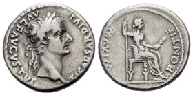 Tiberius, 14-37 Denarius Lugdunum circa 14-37