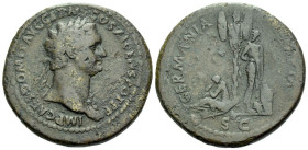 Domitian, 81-96 Sestertius Rome 85 - From the collection of a Mentor.