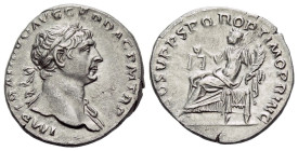 Trajan, 98-117 Denarius Rome circa 108-109
