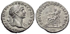 Trajan, 98-117 Denarius Rome circa 108-109