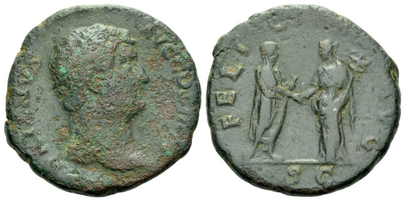 Hadrian, 117-138 As Rome circa 130-135, Æ 26.00 mm., 10.36 g.
Bare head r. Rev....