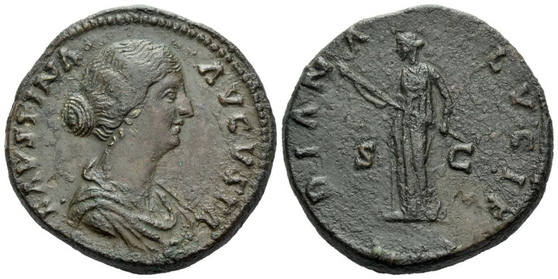 Faustina junior, daughter of Antoninus Pius and wife of Marcus Aurelius Sesterti...