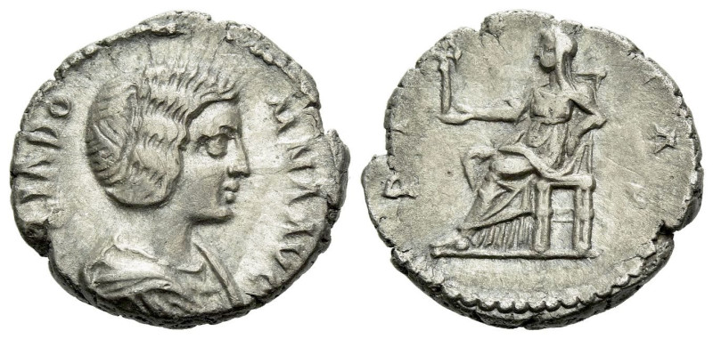 Julia Domna, wife of Septimius Severus Denarius Alexandria circa 194, AR 17.00 m...