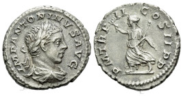 Elagabalus, 218-222 Denarius Rome circa 219