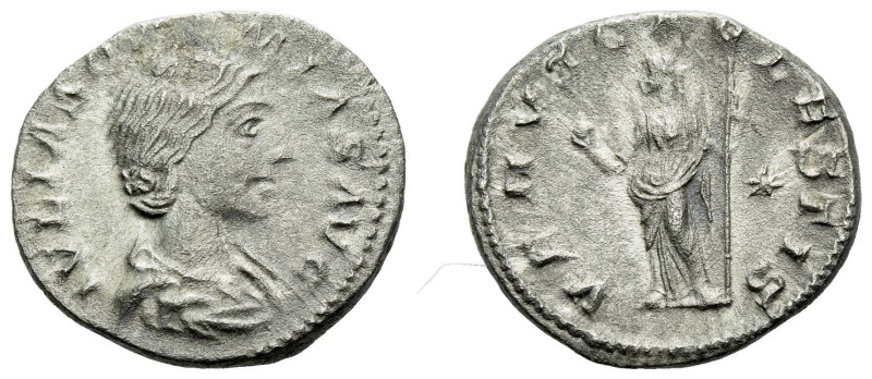 Julia Soemias, mother of Elagabalus Denarius Rome circa 220-222, AR 18.00 mm., 2...