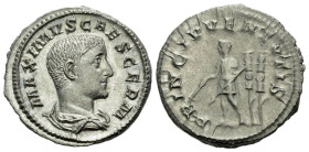 Maximus Caesar, 235-238 Denarius Rome 236-237 - Ex Leu sale 53, 1991, 308. From the collection of a Mentor.