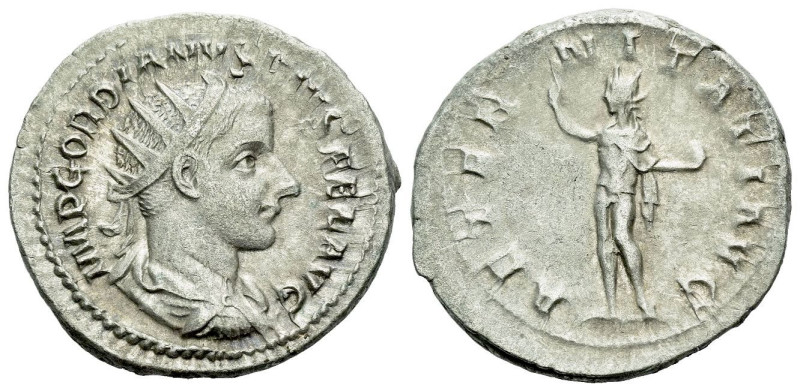 Gordian III, 238-244 Antoninianus Rome circa 241-243, AR 23.00 mm., 4.91 g.
Rad...