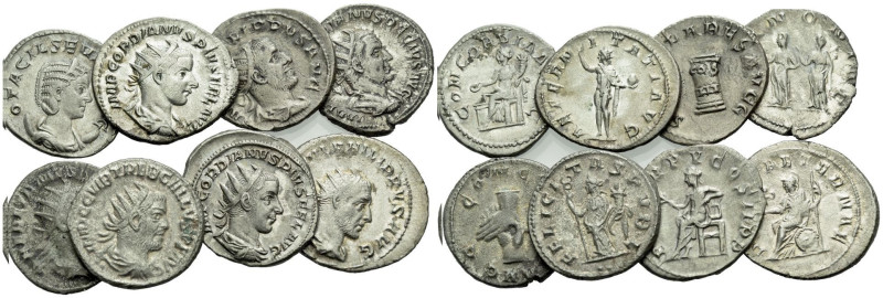 Philip I, 244-249 Lot of 8 Antoninianii III cent, AR , 33.04 g.
Lot of 8 Antoni...