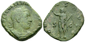 Valerian I, 253-260 Sestertius Rome circa 253-260