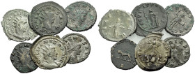 Gallienus, 253-268 Large lot of 6 Antoniniani circa 253-268
