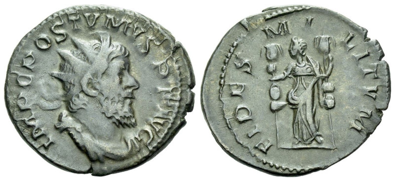 Postumus, 259-268 Antoninianus Treveri circa 261, billon 22.00 mm., 4.09 g.
Rad...