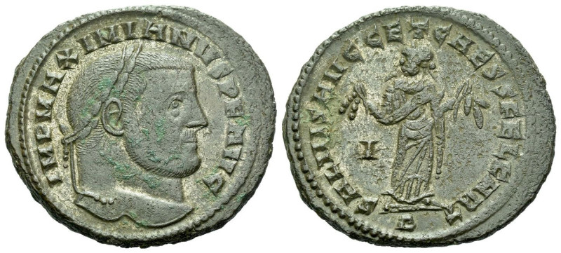 Maximianus Herculius, first reign 286-305 Follis Carthago circa 305-306, Æ 28.00...