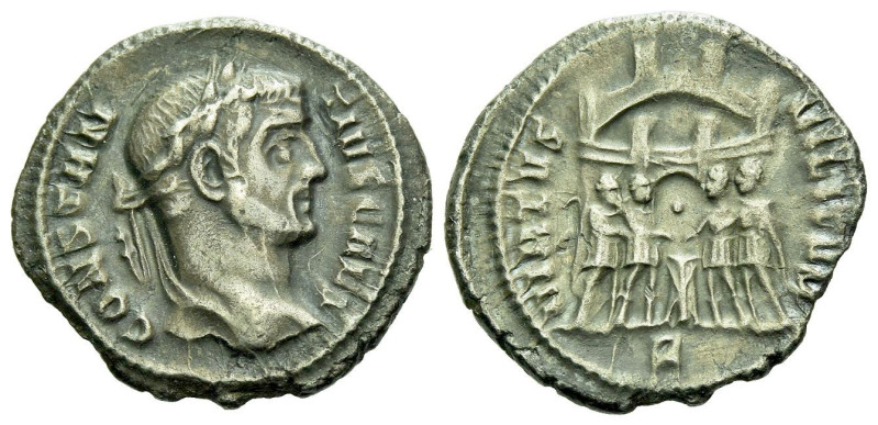 Constantius I Caesar, 293 – 305 Argenteus Rome circa 295-297, AR 17.00 mm., 3.09...