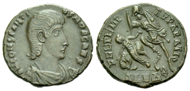 Constantius Gallus caesar, 351-354 Follis Alexandria circa 351-354, Æ 18.20 mm.,...