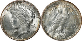 1926-S Redfield Peace Silver Dollar. Mint State.

Housed in a red Paramount International Coin Corp. Redfield Collection holder with the grade liste...