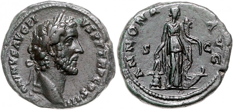 Rom - Kaiserzeit Antoninus Pius für Faustina II. 138-161 As 145-147 n.Chr. Kaise...