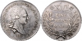 Berg Maximilian IV. Joseph 1799-1806 Reichstaler 1805 Kahnt 136. Dav. 623. AKS 2. Thun 109. 
 ss-vz