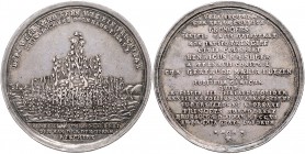Braunschweig und Lüneburg - Wolfenbüttel Anthon Ulrich 1704-1714 Silbermedaille 1706 (v. H.C. Hille) a.d. Goldene Hochzeit des Bürgers Heinrich Haesel...