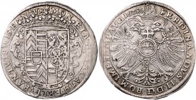 Hanau - Münzenberg Philipp Moritz unter Vormundschaft 1612-1626 Reichstaler 1625 Hanau m. Titel Ferdinand II. Dav. 6688. Suchier 85 var.. 
am Rand l....