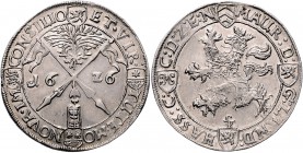 Hessen - Kassel Moritz der Gelehrte. 1592-1627 Reichstaler 1626 Kassel Dav. 6723. Schütz 698.1. 
winz.Sf.i.Rd vz+