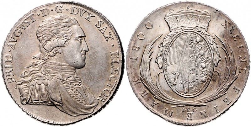 Sachsen - Kurfürstentum ab 1806 Königreich Friedrich August III. 1763-1806 Konve...