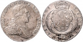 Sachsen - Kurfürstentum ab 1806 Königreich Friedrich August III. 1763-1806 Konventionstaler 1805 SGH Der letzte kursächsische Taler Kahnt 411. Dav. 85...