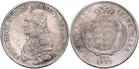Sachsen - Kurfürstentum ab 1806 Königreich Friedrich August I. 1806-1827 Konventionstaler 1819 IGS Kahnt 1217. Kahnt 422. Dav. 857. Thun 298. 
 ss-vz...