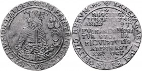 Sachsen - Altenburg Johann Philipp u.s. 3 Brüder 1603-1625 Bleiabschlag des Talers 1625 a.d. Tod ihres Bruders in der Schlacht bei Seelze (Hannover) D...