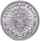 Kaiserreich Kleinmünzen 50 Pfennig o.J. einseitige Gestaltungsprobe der Adlerseite in Zinn (1877) Schriftzug Deutsches Reich über Adler, unten Mzz. D,...
